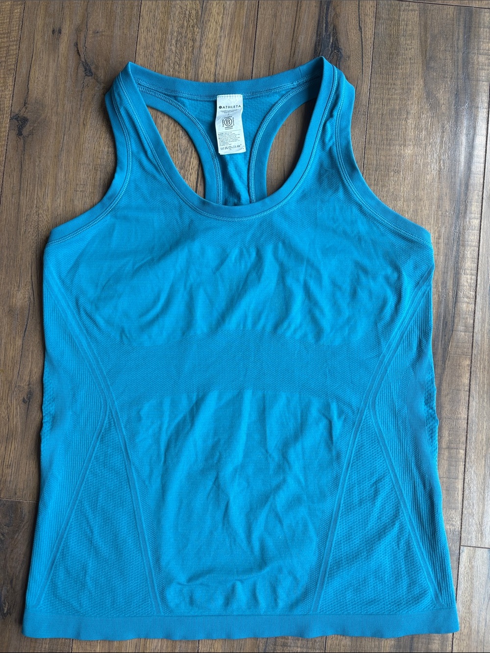 Athleta Bright Teal Racerback Tank Top